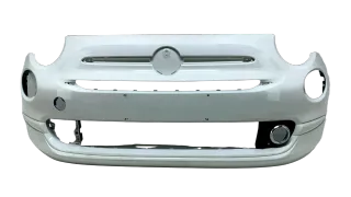 Original Fiat 500 Facelift Stoßstange Stoßfänger Stoßstange Vorne Weiß 735619476 - Bild 1