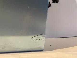Original Volkswagen Golf 6 5K0 Beifahrer Tür Vorne Rechts Blau/Silber 5K0831664 - Bild 2
