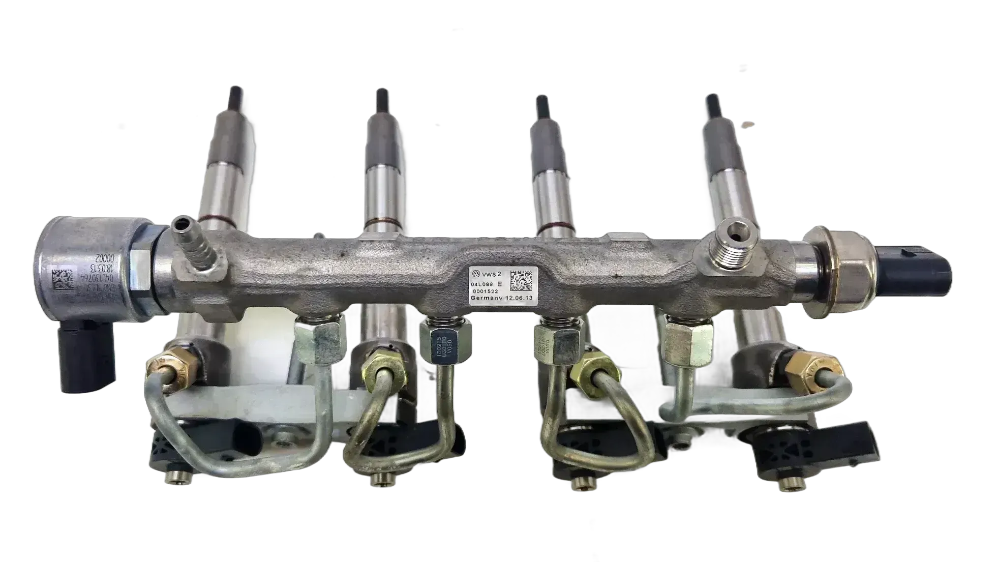 VW Audi Seat Skoda Injektor Einspritzdüse 04L130277AE 0445110471 nur 3341km - Bild 1