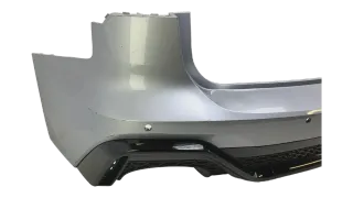 Original Audi RS6 C8 Heckstoßstange Silber mit Diffusor hinten 4K8807511J - Bild 3