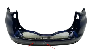 Original Renault Grand Scenic Stoßstange Heckschürze Hinten Blau 850229672R - Bild 2