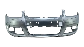 Original Volkswagen Golf V 5 Stoßstange Silber Vorne 1K0807221D - Bild 1