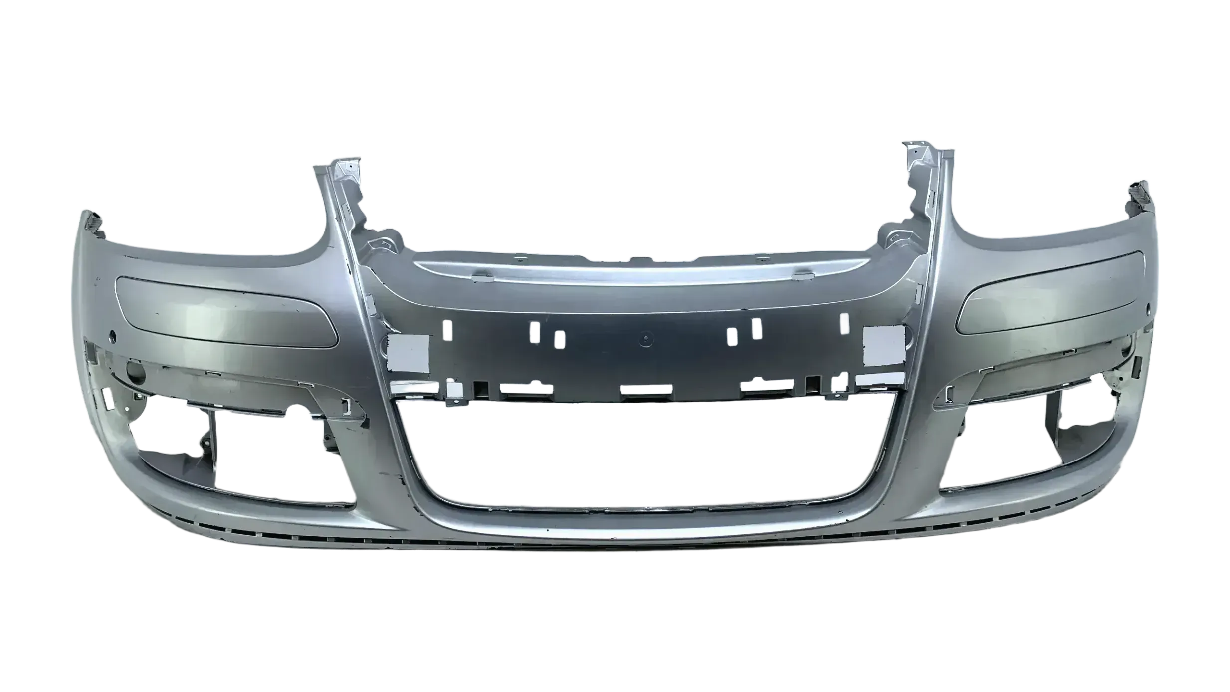 Original Volkswagen Golf V 5 Stoßstange Silber Vorne 1K0807221D - Bild 1