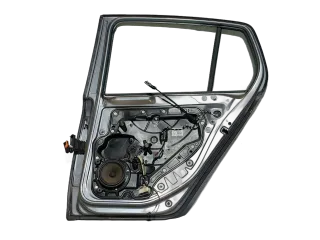 Original Volkswagen Golf 6 Tür Beifahrerseite Hinten Rechts Blau Metallic - Bild 3