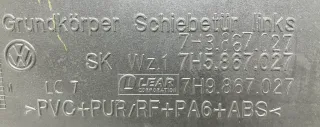 Original Volkswagen T5 7H Multivan Schiebetür Verkleidung Links 7H5867027 - Bild 9