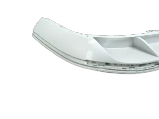 Original VW Passat Spoiler Stoßstangen hinten 3G0807521B weiß metallic - Bild 2