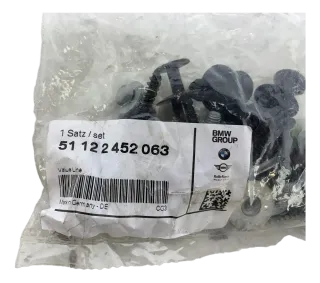 NEU Original BMW F10 F11 F18 Stoßstange Anbauteile hinten 5112245206 - Bild 2