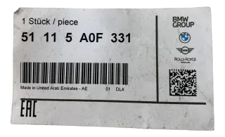 NEU Original BMW Bmw I4 G26 2020 Stoßfangerverbindungshakenabdeckung 51115A0F331 - Bild 3