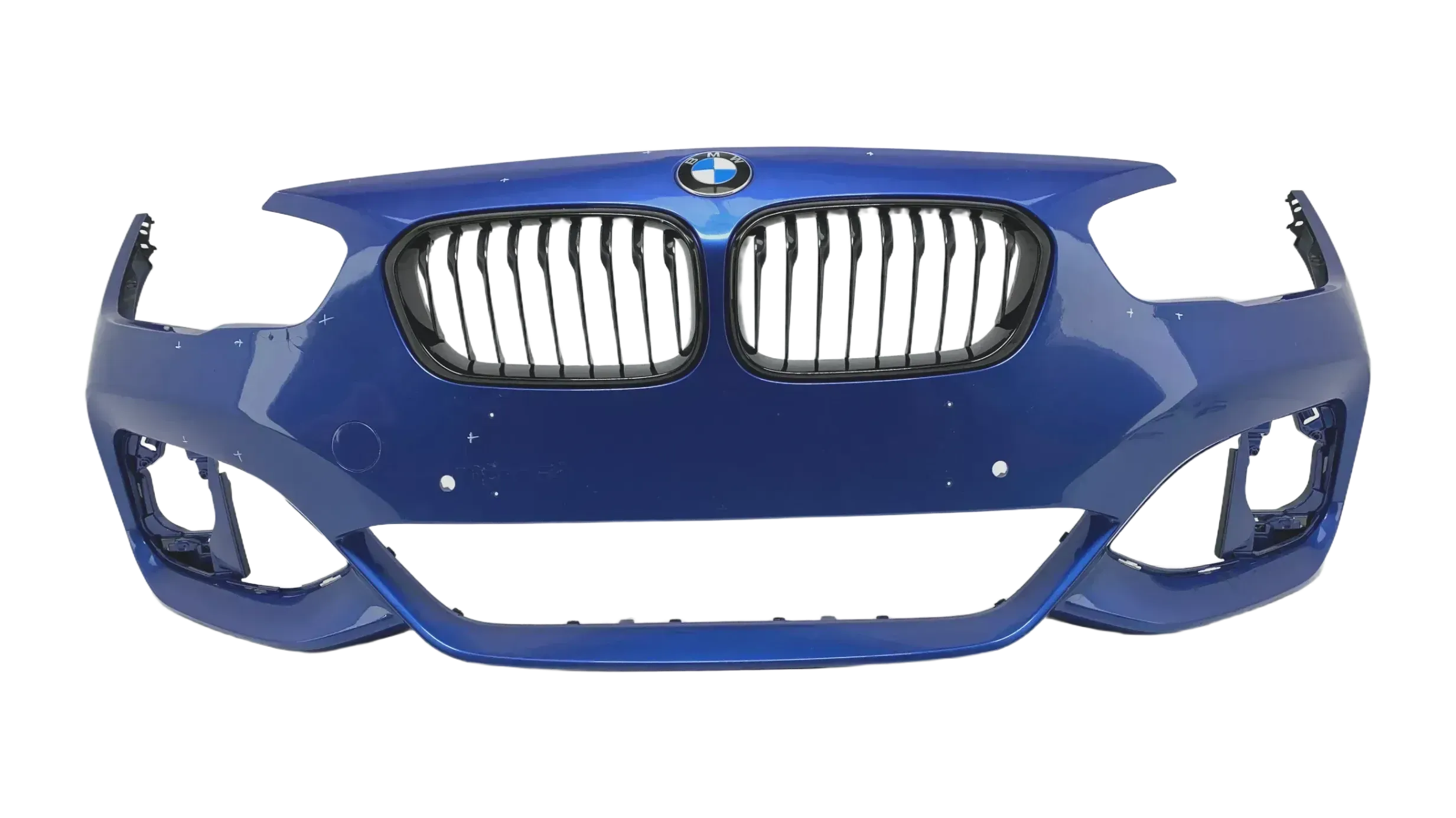 Original BMW 1 F20 F21 M Paket Facelift Stoßstange Blau PDC Nieren Vorne 8060283 - Bild 1