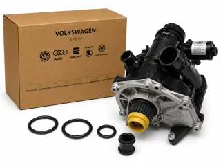 NEU Original VW Seat Skoda Audi Wasserpumpe Kühlmittelregler 1.8 2.0 06L121111P - Bild 2