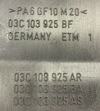Original Volkswagen Passat Golf Caddy Touran Motorabdeckung 1.4TSI 03C103925BF - Bild 5