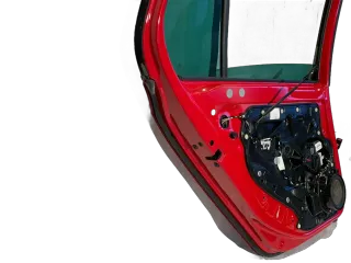 Original Volkswagen Golf 6 VI 5K Tür Hinten Links Fahrerseite Rot Vormontiert - Bild 4
