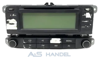 Original Volkswagen Golf 5 Touran Radio Autoradio DVD Player 1K0035186D - Bild 1