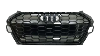 Original AUDI A4 8W B9 S-Line Facelift Frontgrill Kühlergrill Schwarz 8W6853651B - Bild 1