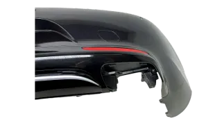 Original MB S-Klasse Coupe C217 W217 Chrom Stoßstange Hinten Schwarz A2178803647 - Bild 5