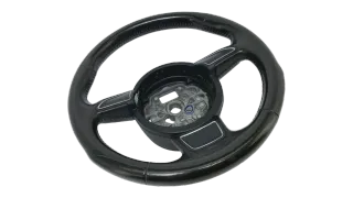 Original AUDI A1 Lederlenkrad Sportlenkrad Schwarz Vorne Links 8X0419091K - Bild 2