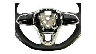 - NEU - Original Lederlenkrad Schaltwippen VW Golf 8 5H VIII 5H0419089FB Lenkrad - Bild 2