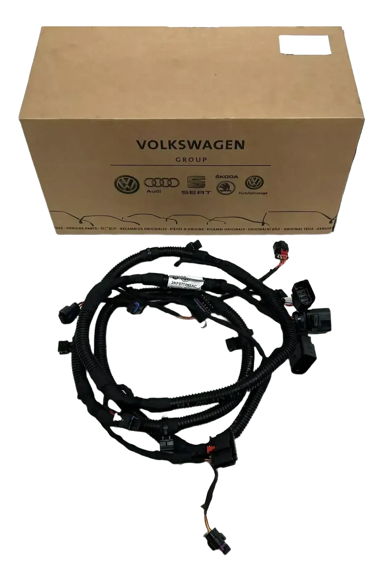 Original Volkswagen Kabel, Kabelbäume & Steckverbinder Vorne 2KF971095AC - Bild 1