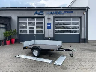 Zaslaw 235 SU ALU schwarz Kipper 750 kg Anhänger Tieflader 235x132x35 LED Alutrailer - Bild 6