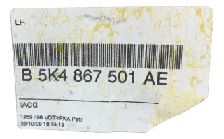 Original Volkswagen Golf VI 6 Dachhimmel Schwarz Oben 5K4867501AE - Bild 4