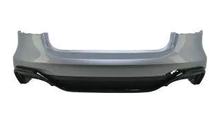 Original Audi RS7 C8 Heckstoßstange Silber mit Diffusor hinten 4K8807511K - Bild 1