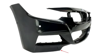 Original BMW 3 F30 F31 Frontstoßstange M Paket Stoßstange Vorne Schwarz 8067873 - Bild 3