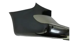 Original Renault Laguna 2 II Kombi Stoßstange Hinten Schwarz 8200002669 - Bild 2