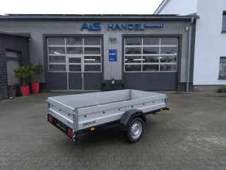 Zaslaw 265 SU ALU schwarz Kipper 750 kg Anhänger Tieflader 265x132x35 LED Alutrailer - Bild 3