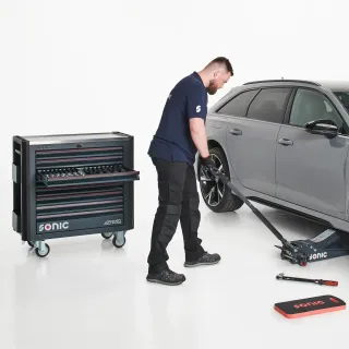 NEU Sonic Werkzeugwagen Werkstattwagen Sonic NEXT S12 644 Teilig 764478 - Bild 10