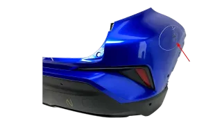 Original Toyota C-HR CHR Stoßstange Stoßfänger Blau Hinten 52159 F4010 - Bild 4