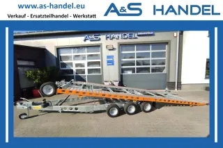 Wiola W23R L35G55P ALU Autotransporter Anhänger 5,5m 3.500 offen - Bild 1