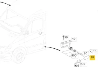 Orig. Mercedes Sprinter W906 Begrenzungsleuchte Markierungsleuchte A9068201456 - Bild 4