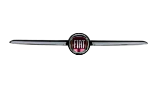 Original Fiat 500C Dekorleiste Emblem Frontlogo Grill Vorne 735637413 - Bild 1