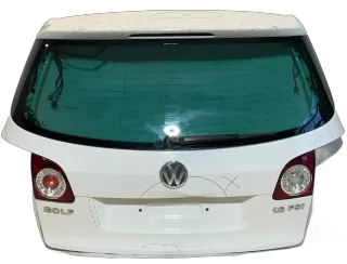 Original Volkswagen Golf 5 Plus 5M Heckklappe Kofferraum Weiss LC9A Hinten - Bild 2