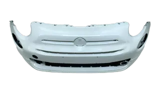 Original Fiat 500 Facelift Stoßstange Stoßfänger Stoßstange Vorne Weiß 735619476 - Bild 4