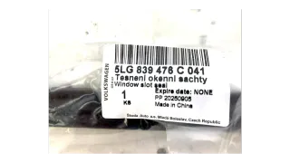 Original Skoda Enyaq iV Fensterdichtung hinten rechts äußere Seite 5LG839476C041 - Bild 10