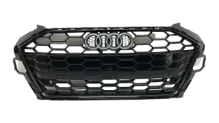Original AUDI A4 8W B9 S-Line Facelift Grill Kühlergrill Schwarz 8W0853651EB - Bild 1