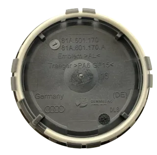 NEU Original AUDI Nabendeckel Felgendeckel Schwarz glänzend 81A601170 - Bild 4