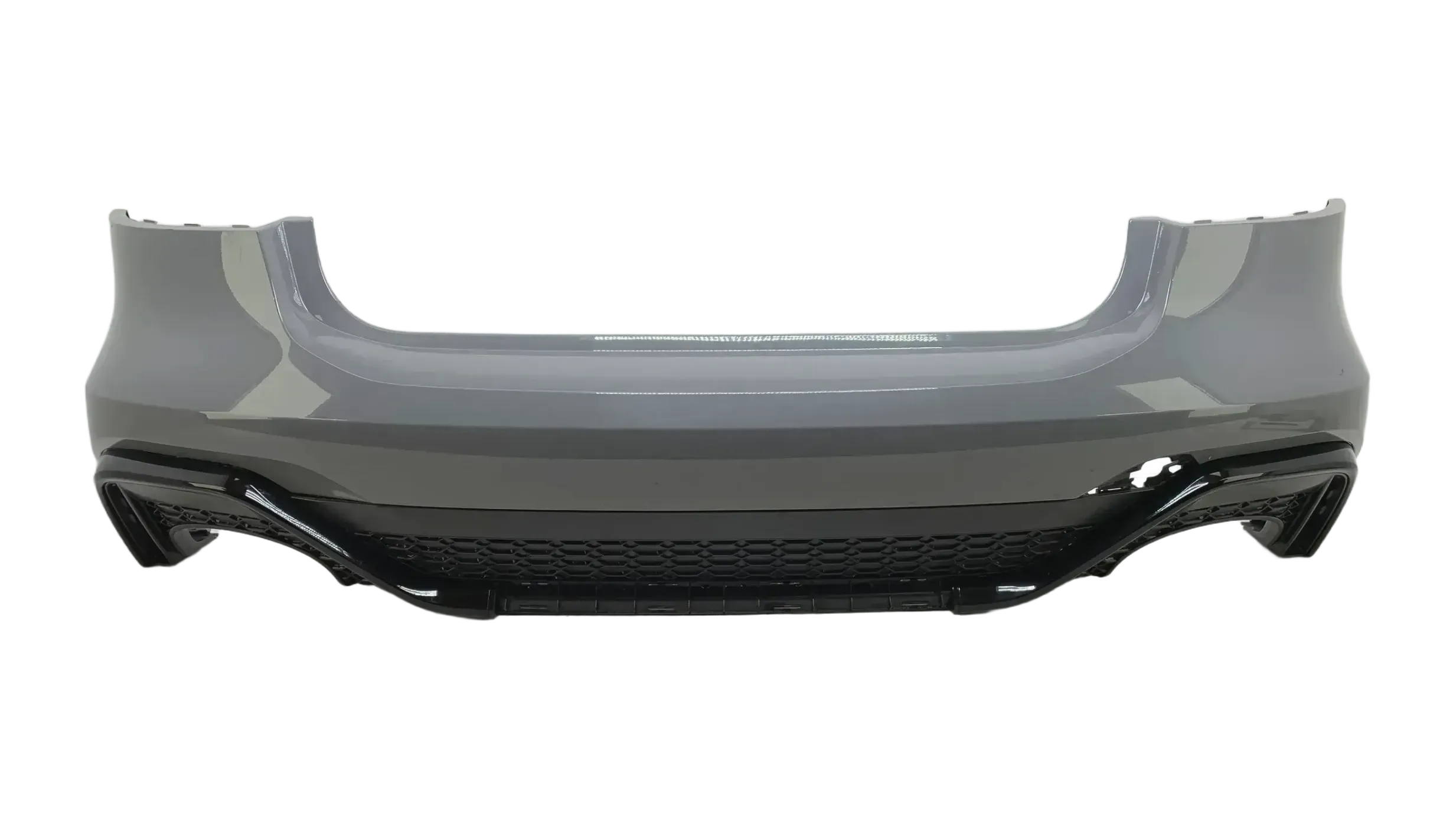 Original Audi RS7 C8 Heckstoßstange Grau mit Diffusor hinten 4K8807511K - Bild 1