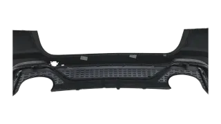 Original Audi RS6 C8 Heckstoßstange Schwarz mit Diffusor Hinten  4K8807511J - Bild 5