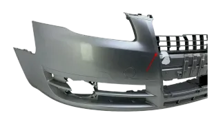 Original AUDI A4 8E B7 Stoßstange Stoßfänger Silber Vorne 8E0807437AG - Bild 3