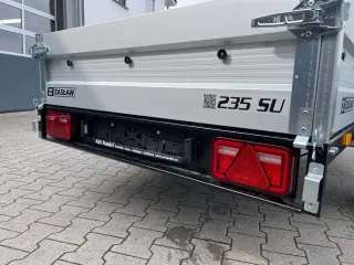 Zaslaw 235 SU ALU schwarz Kipper 750 kg Anhänger Tieflader 235x132x35 LED Alutrailer - Bild 9