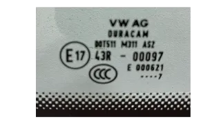 Original Volkswagen Up Seitenscheibe Türscheibe Tür Hinten rechts 1S4839102K - Bild 5