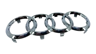 NEU Original AUDI A3 A4 A5 Emblem Ringe Chrom Vorne 4KE853605 - Bild 2