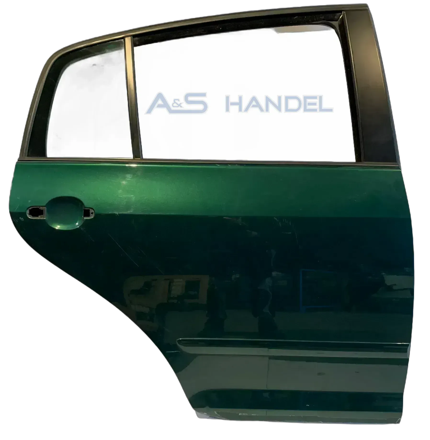Orig. VW Golf V 5 Plus 5M Tür Beifahrerseite Hinten Rechts Grün Met. 5M0833312 - Bild 1