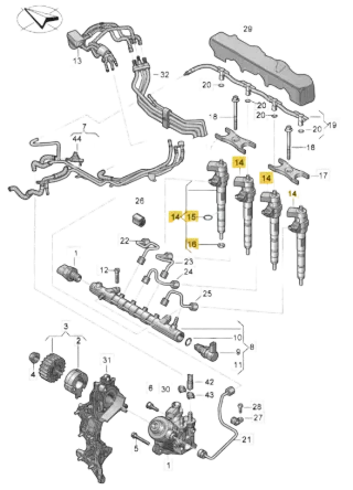 NEU Original VW Audi Seat Skoda Einspritzdüse Injektor 2.0 TDI 04L130277AC - Bild 5