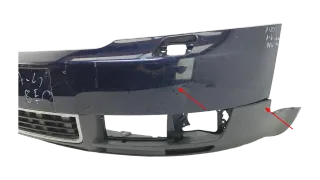 Original AUDI A4 B7 8E Cabrio Stoßstange Stoßfänger Blau SRA Vorne 8E0807437A - Bild 4