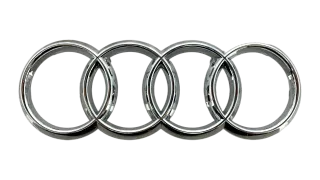 NEU Original AUDI A3 A4 A5 Emblem Ringe Chrom Vorne 4KE853605 - Bild 1