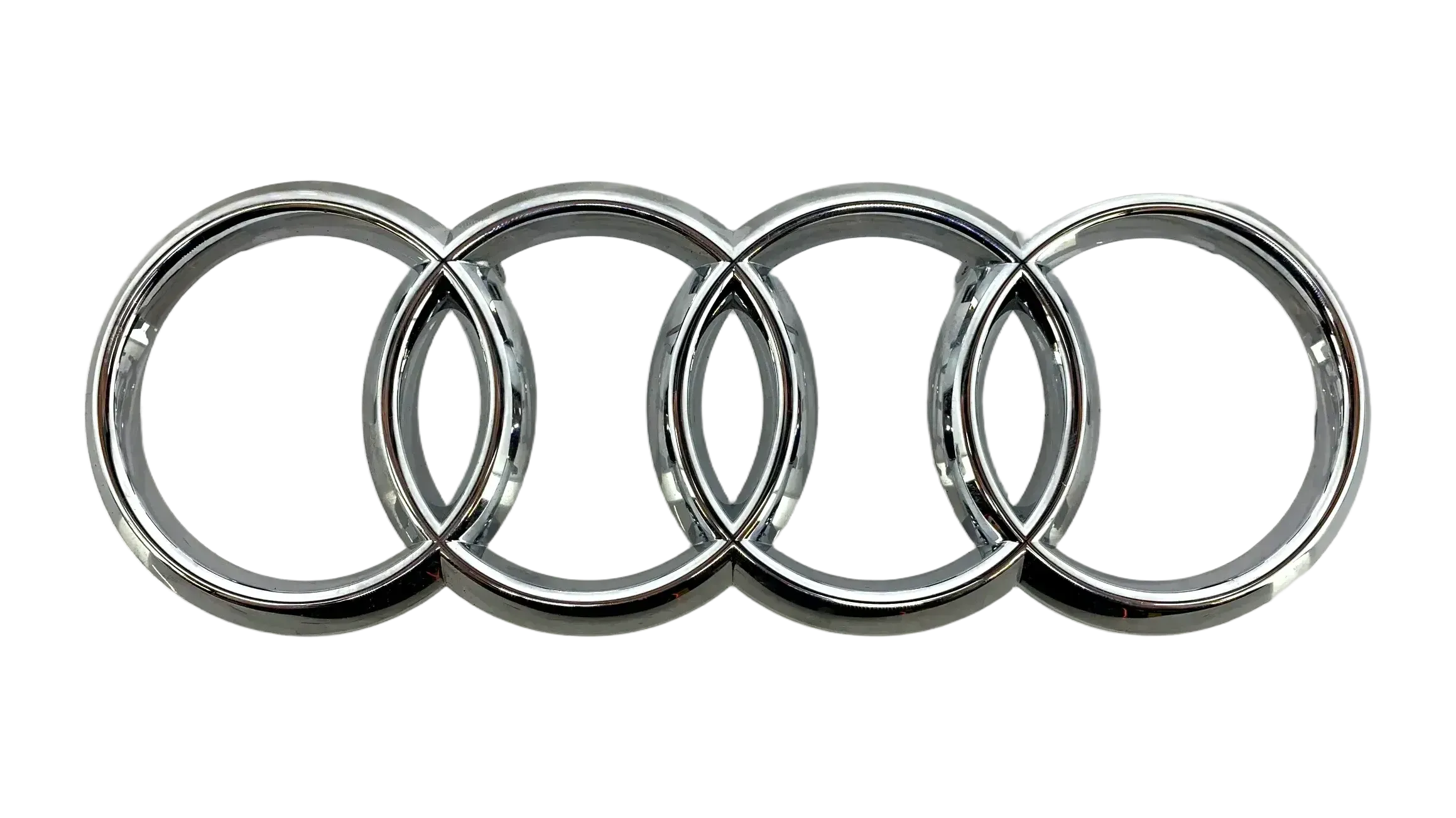 NEU Original AUDI A3 A4 A5 Emblem Ringe Chrom Vorne 4KE853605 - Bild 1