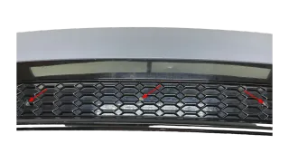 Original Audi RS6 C8 Heckstoßstange Grau mit Diffusor hinten 4K8807511J - Bild 6